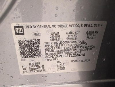 2026 Chevrolet Equinox AWD 4dr LT w/2LT