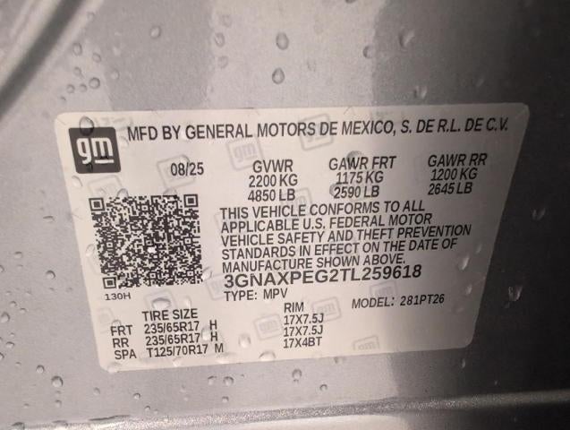 2026 Chevrolet Equinox AWD 4dr LT w/2LT
