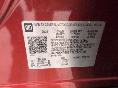 2026 Chevrolet Equinox AWD 4dr LT w/2LT