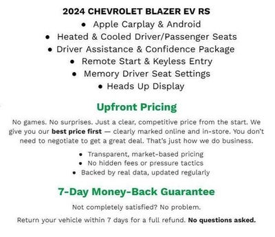 2024 Chevrolet Blazer EV eAWD 4dr RS w/1RS