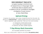 2025 Chevrolet Trax FWD 4dr ACTIV