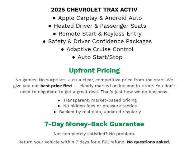 2025 Chevrolet Trax FWD 4dr ACTIV
