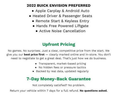 2022 Buick Envision FWD 4dr Preferred